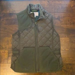Filson army green vest